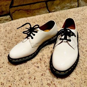 White Patent Leather Doc Marten’s